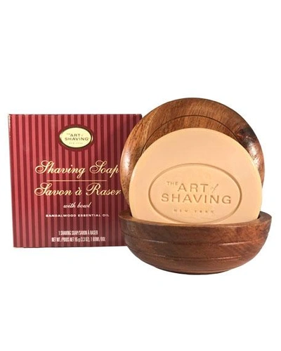 Shop The Art Of Shaving Sandalwood Shaving Soap With Bowl In Brown