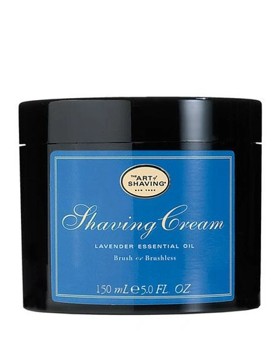 The Art Of Shaving Brush Or Brushless Shaving Cream, Lavender In Blue