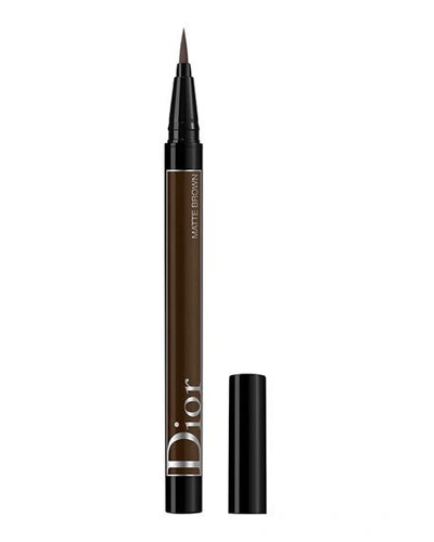 Shop Dior Show Liner Star In 781 Matte Brown