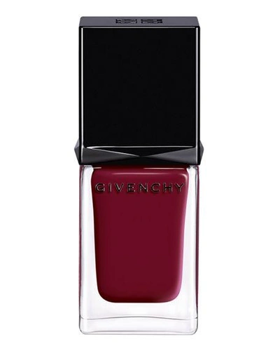 Shop Givenchy Nail Lacquer, Le Vernis Collection In N08 Grenat Initi