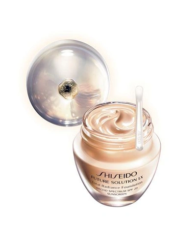 Shop Shiseido Future Solution Lx Total Radiance Foundation Spf 20 In Rose 4