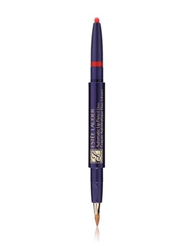 Shop Estée Lauder Automatic Lip Pencil Duo In Fig