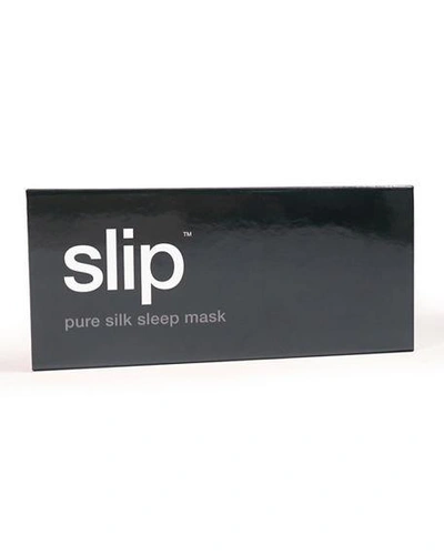 Shop Slip Silk Pure Silk Sleep Mask In Charcoal