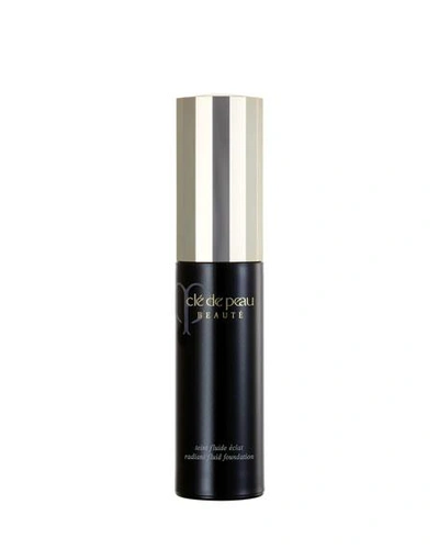 Shop Clé De Peau Beauté 1 Oz. Radiant Fluid Foundation Spf 24 In O50