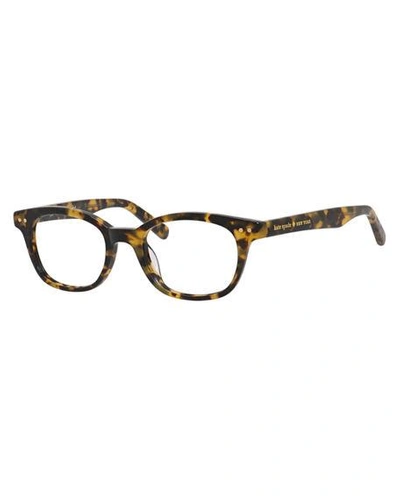 Shop Kate Spade Rebecca Acetate Readers In Brown Pattern