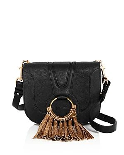 Shop See By Chloé See By Chloe Hana Medium Leather Shoulder Bag - 100% Exclusive In Black
