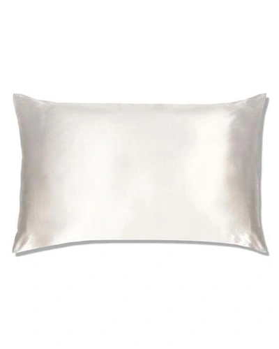 Shop Slip Silk Pure Silk Pillowcase, King In White