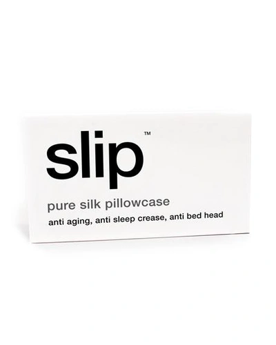 Shop Slip Silk Pure Silk Pillowcase, King In White