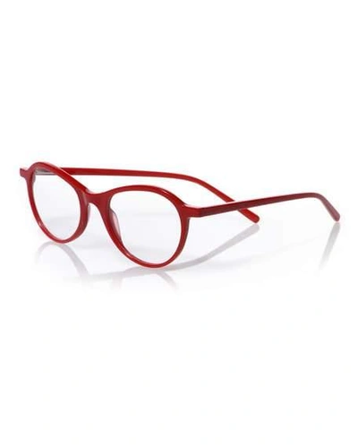 Shop Eyebobs Barbee Q Butterfly Acetate Reading Glasses In Red