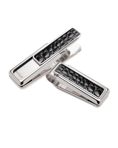 Shop M Clip Monterey Alligator Money Clip, Black