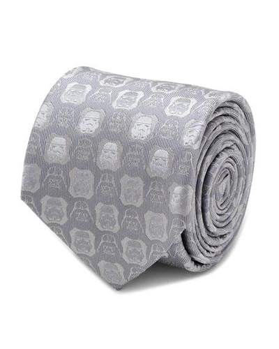 Shop Cufflinks, Inc Star Wars Darth Vader And Stormtrooper Tie In Gray