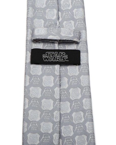 Shop Cufflinks, Inc Star Wars Darth Vader And Stormtrooper Tie In Gray
