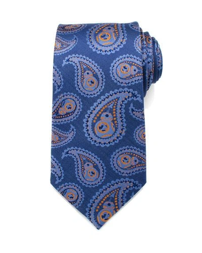 Shop Cufflinks, Inc Star Wars Bb-8 Paisley Tie In Blue