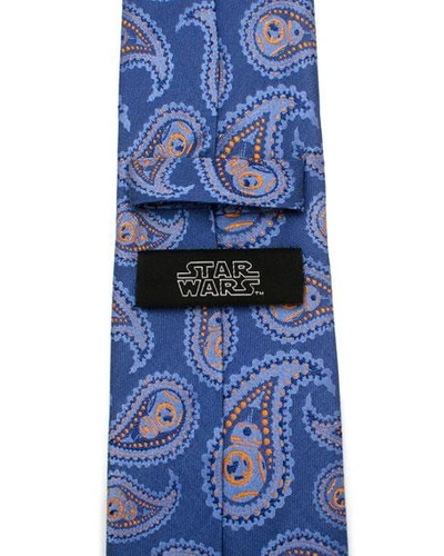 Shop Cufflinks, Inc Star Wars Bb-8 Paisley Tie In Blue