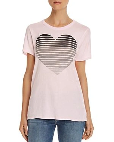 Shop Chaser Heart Graphic Tee In Pearl