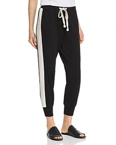 Shop Wilt Racer Jogger Pants In Black/cream