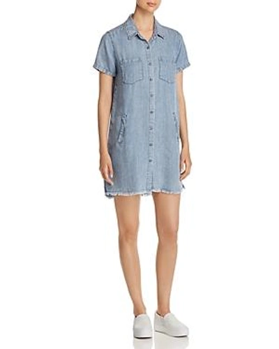 Shop Billy T Chambray Shirt Dress In Blue Stripes