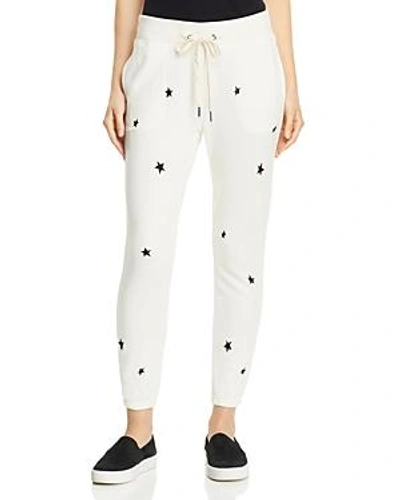 Shop N Philanthropy Night Star Embroidered Jogger Pants In Cloud
