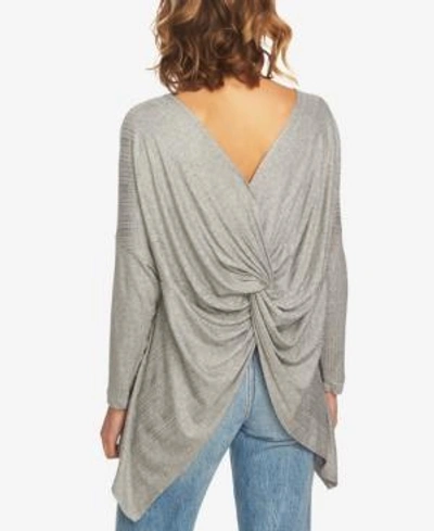 Shop 1.state Twist-back Knit In Grey Heather