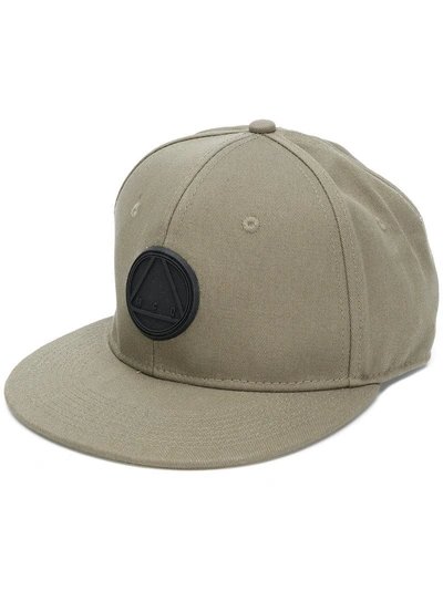 Shop Mcq By Alexander Mcqueen Patch Embellished Cap In Green