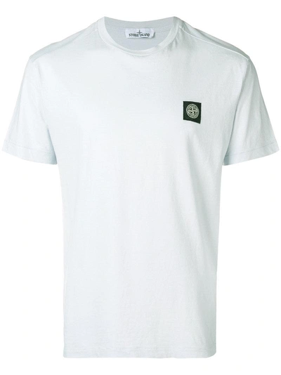 Shop Stone Island Logo Patch T-shirt - Blue