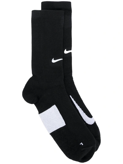 Shop Nike Logo Socks - Black