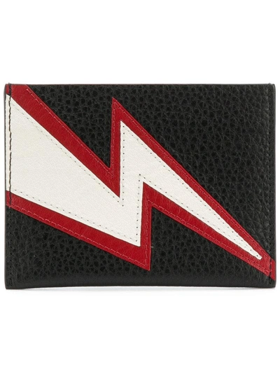 Shop Givenchy Lightning Bolt Card Holder - Black