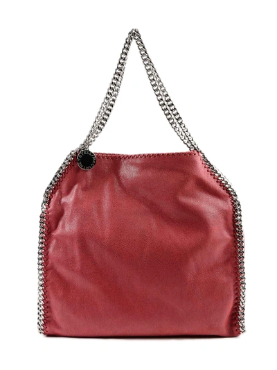 Shop Stella Mccartney Falabella Tote In Opera Red