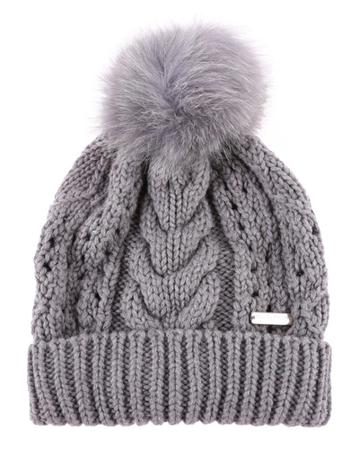 Shop Woolrich Wool Hat In Medium Grey