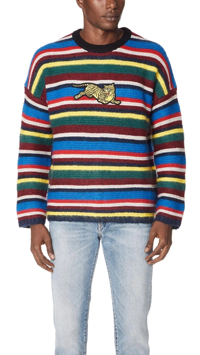 Shop Kenzo Striped Sweater