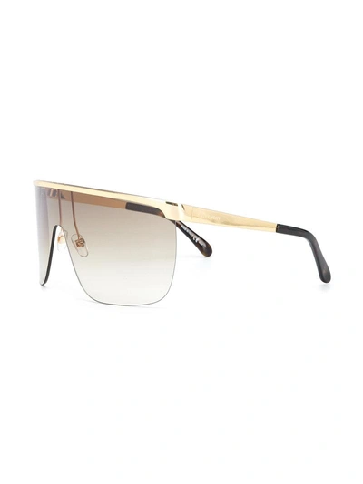 Shop Givenchy Eyewear Aviator Frame Sunglasses - Metallic