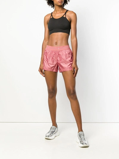 Shop Adidas By Stella Mccartney Running Shorts - Pink