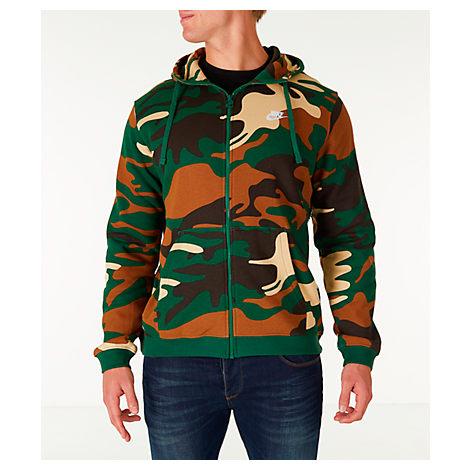 green camo nike hoodie