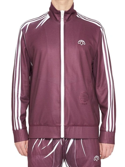 Shop Adidas Originals By Alexander Wang Track Jacket In Purple