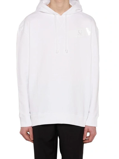Fred Perry Raf Simons X Hoodie In White | ModeSens