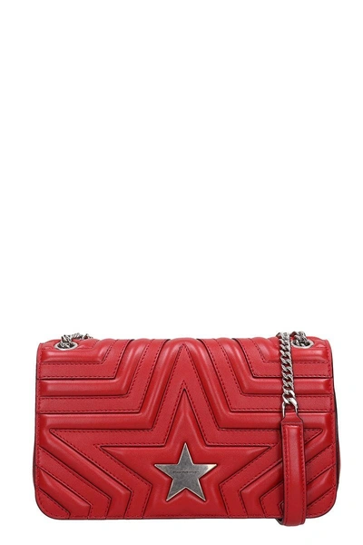 Shop Stella Mccartney Medium Stella Star Bag In Red