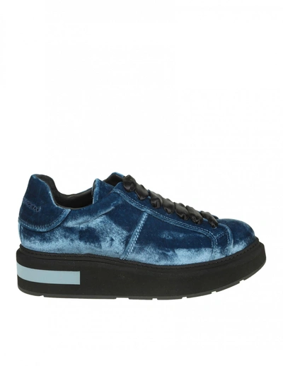 Shop Manuel Barcelò Manuel Barcelo' Sneakers In Velvet Color Blue In Niagara