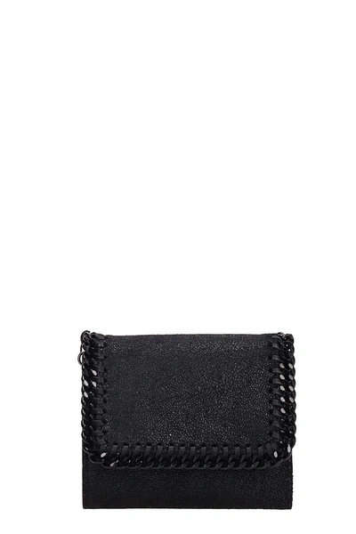 Shop Stella Mccartney Mini Falabella Purse Wallet In Black