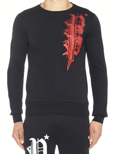 Shop Philipp Plein 'fucking Fresh' Sweatshirt In Black