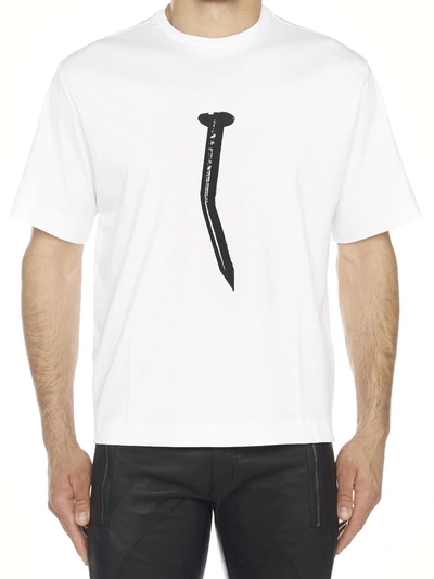 Shop Diesel Black Gold 'teorial-nail' T-shirt In White