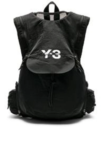 Shop Y-3 Yohji Yamamoto Running Bag In Black
