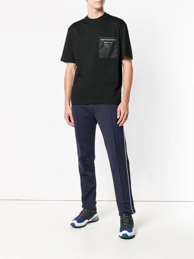 Shop Prada Chest Pocket T-shirt - Black