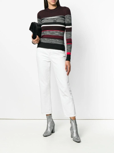 Shop Proenza Schouler Striped Fitted Sweater