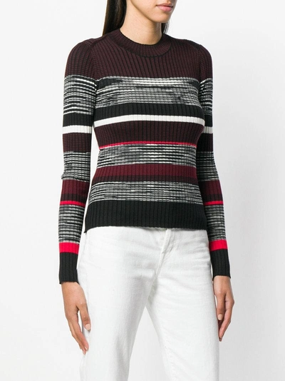 Shop Proenza Schouler Striped Fitted Sweater