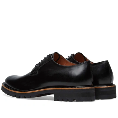 Shop Dries Van Noten Commando Sole Derby Shoe In Black