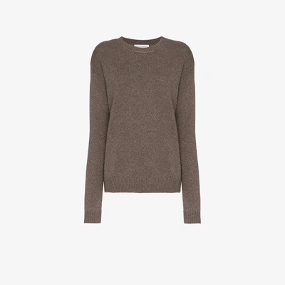 Shop Alexandra Golovanoff Oversized Cashmere-blend Sweater In Grey