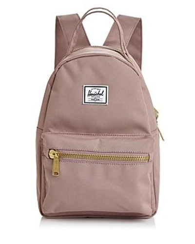 Shop Herschel Supply Co Nova Small Fabric Backpack In Ash Rose/gold