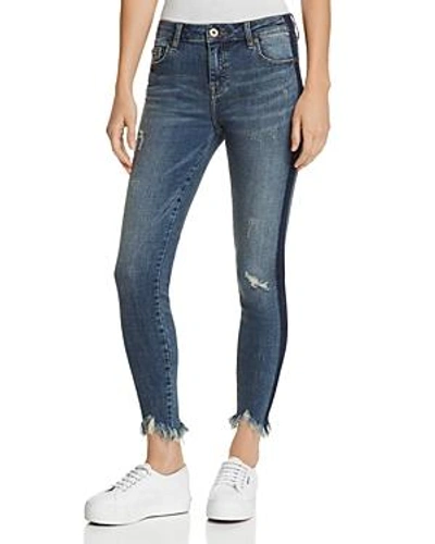 Shop Pistola Audrey Side-stripe Distressed Skinny Jeans In Situational