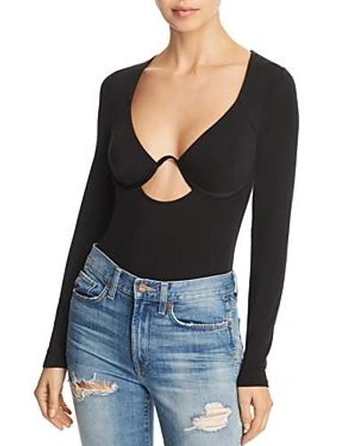 Shop Bardot Gemma Cutout Bodysuit In Black