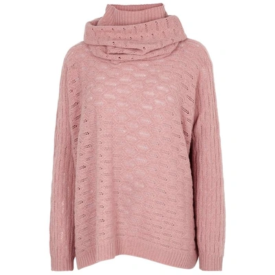 Shop Hawico Shaddox Cashmere Jumper In Light Pink
